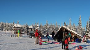 Winter fun with children